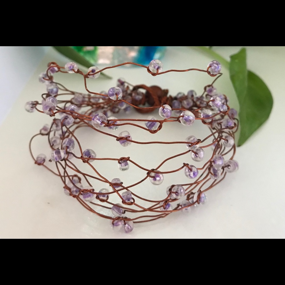 Funky wire bracelet